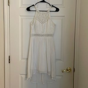 iZ Byer white high low dress